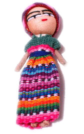 Worry Dolls (Muñeca quitapena) with bag