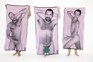 BUTT Magazine x American Apparel 2010 LIMITED EDITION Life Size Photo Beach Towel