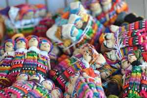 Worry Dolls (Muñeca quitapena) with bag